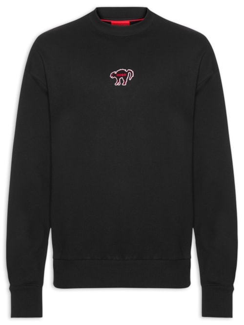Blusa Masculina Moletom Duberries - Preto