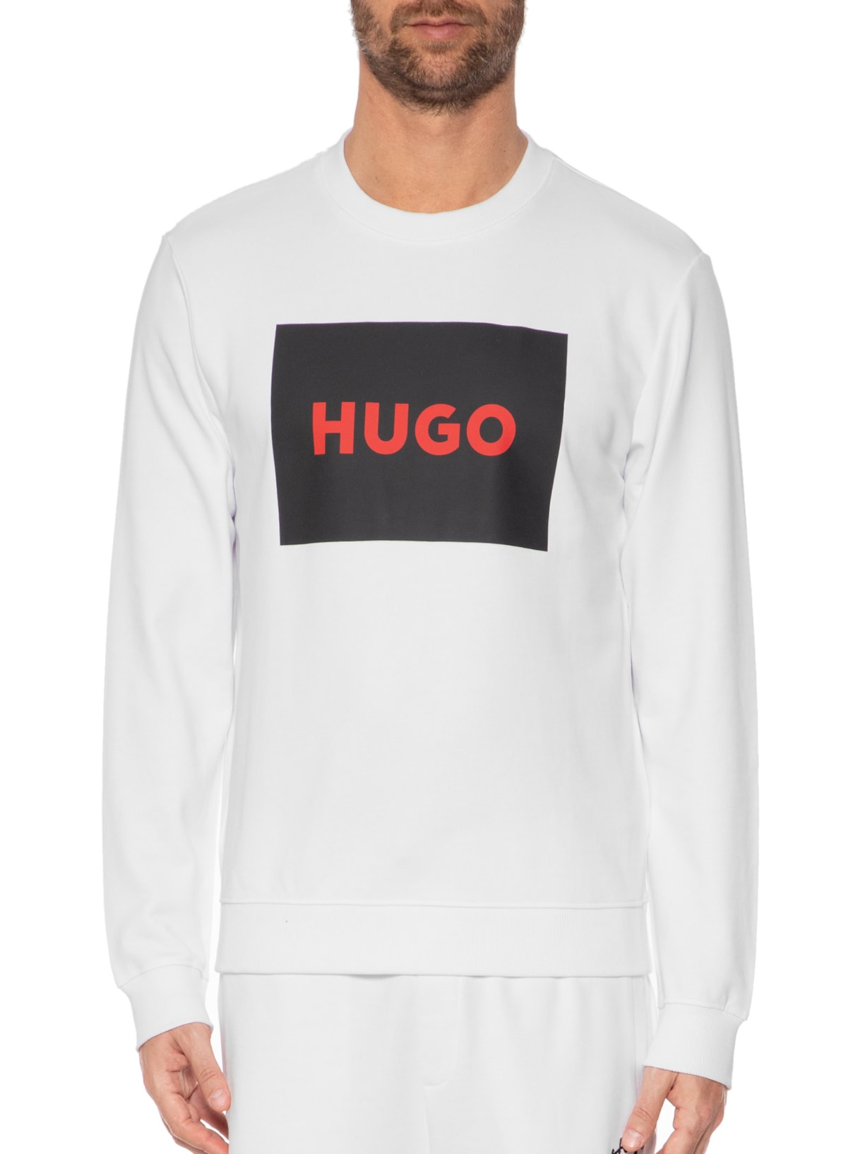 Blusa Masculina Moletom Durago Branco Hugo