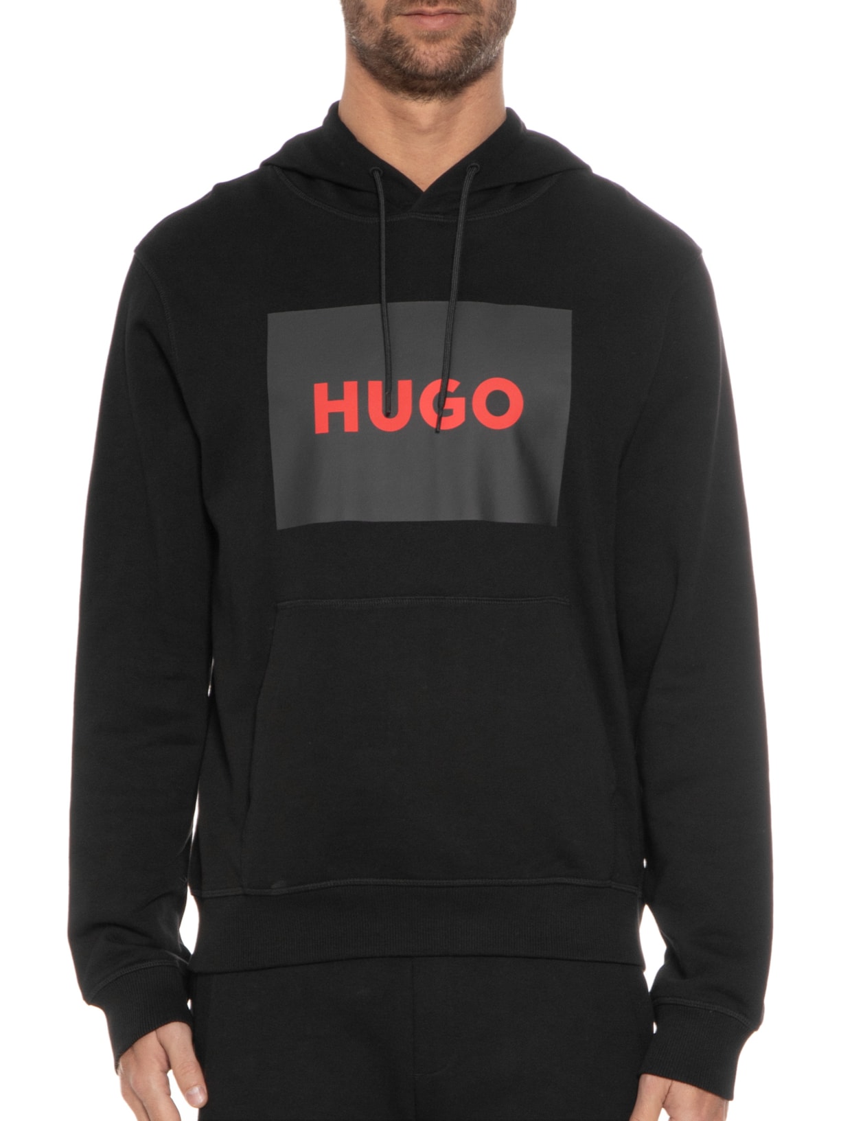 Blusa Masculina Moletom Duratschi Preto Hugo