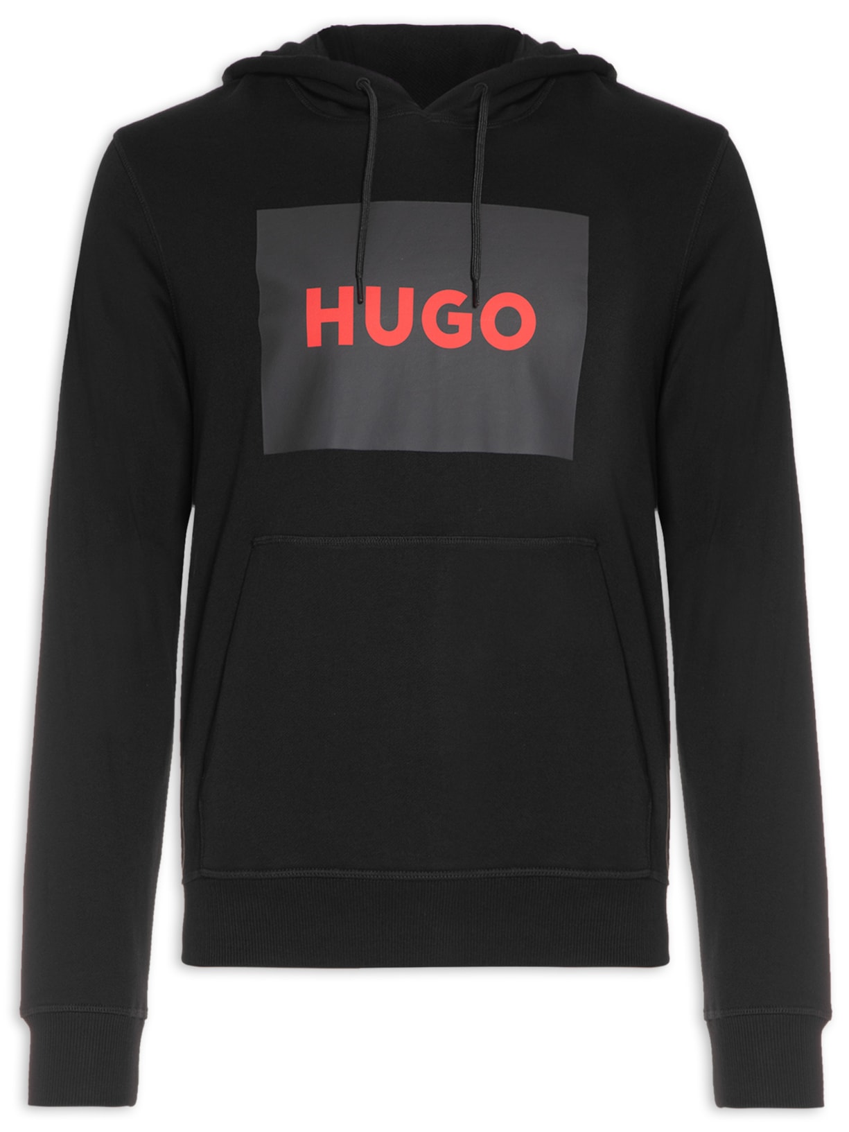 Blusa Masculina Moletom Duratschi Preto Hugo
