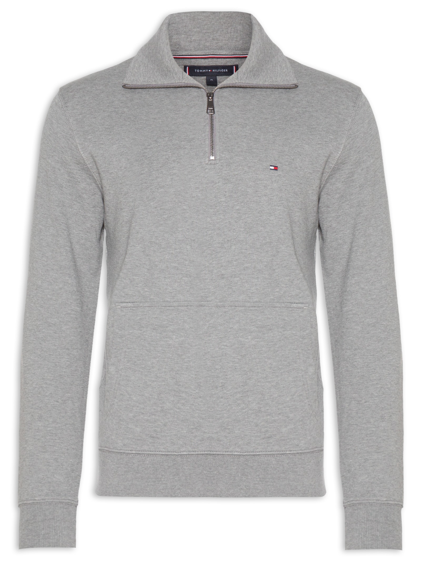 Tommy Hilfiger - Blusa Masculina Moletom Essential Terry 1/4 Zip