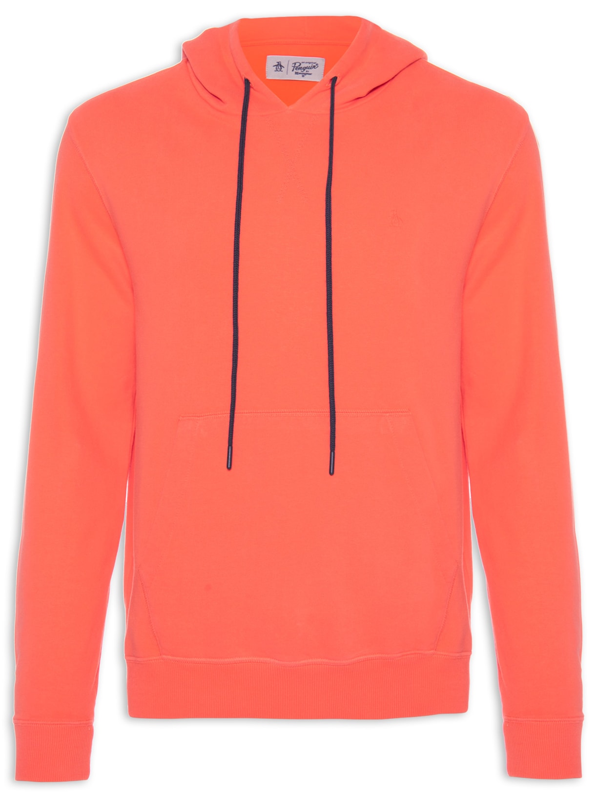 Blusa Masculina Moletom Fechada - Laranja