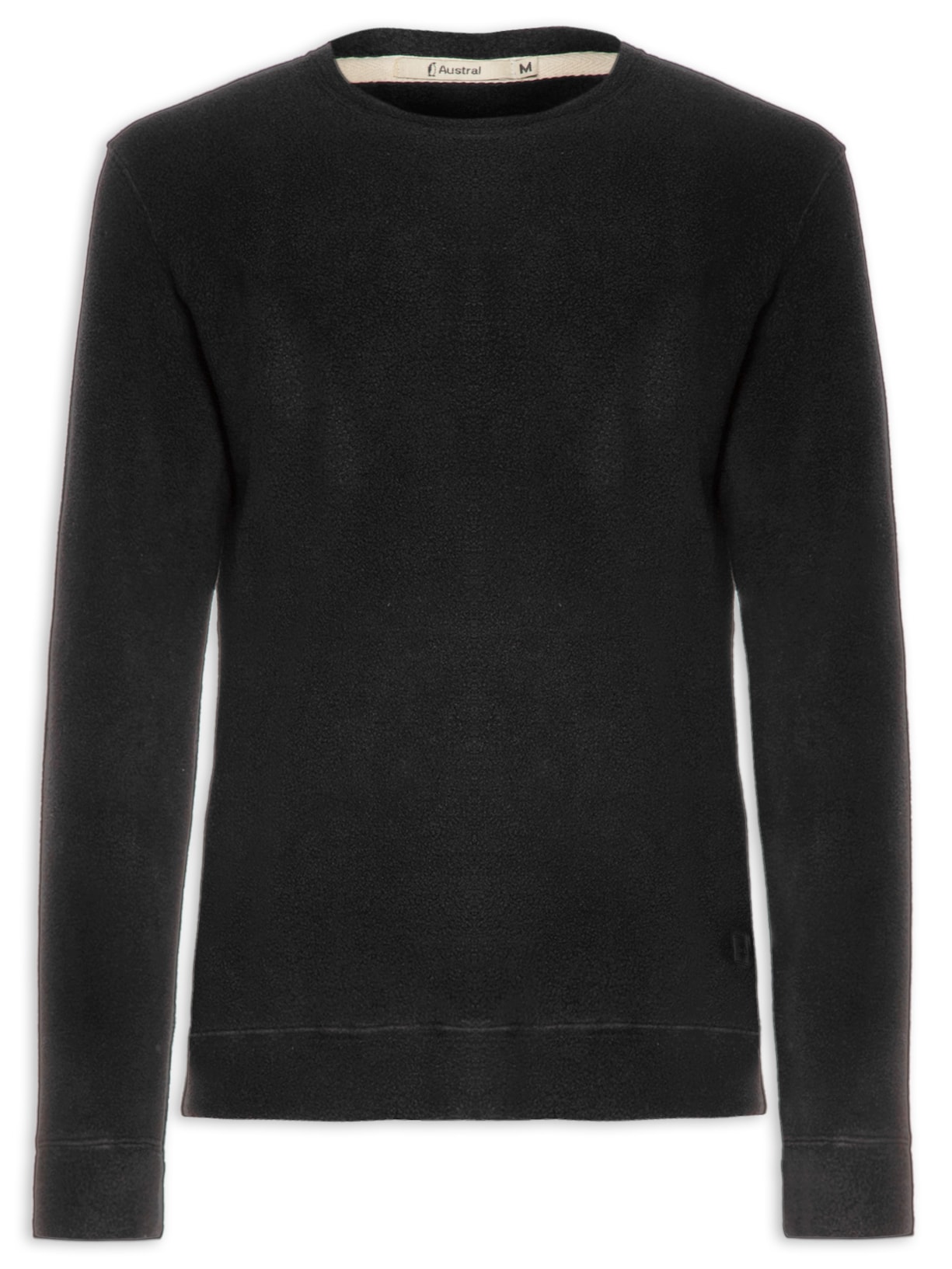 Blusa Masculina Moletom Fleece Niseko - Preto