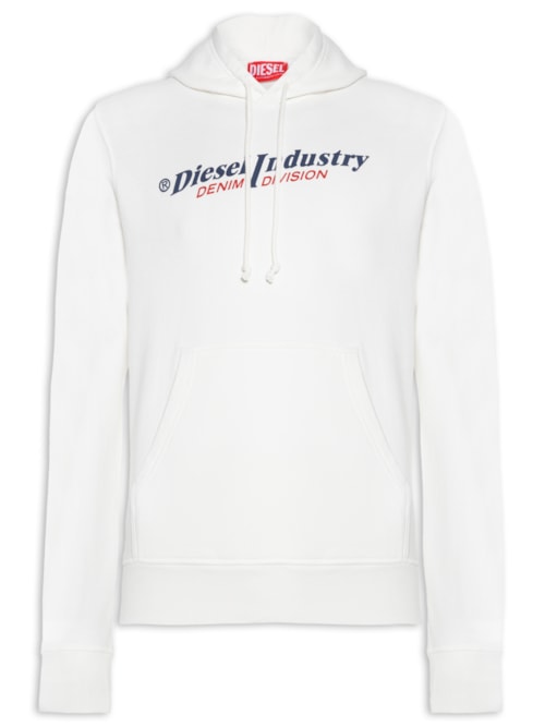 Blusa Masculina Moletom Ginn Hood Ind Sweatshirt - Branco