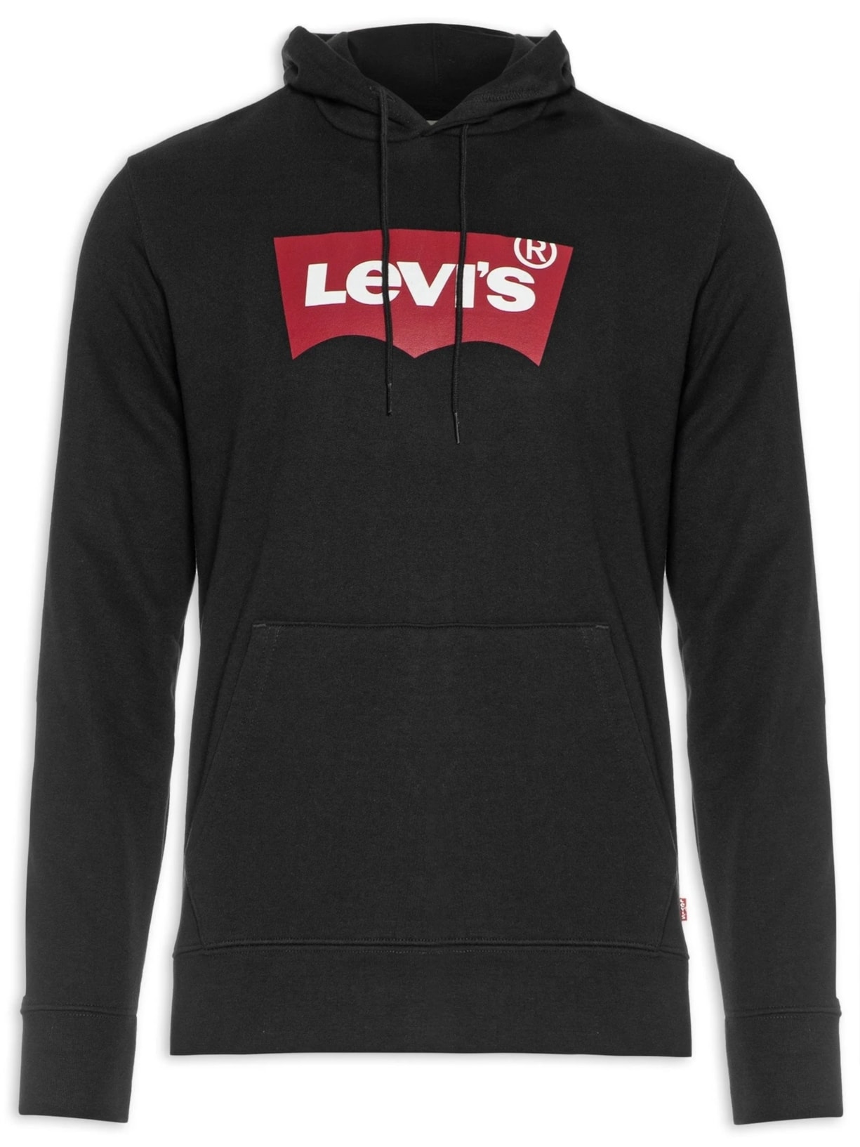 Blusa Masculina Moletom Graphic Po Hoodie T3 Preto Levi's