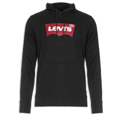 Blusa Masculina Moletom Graphic Po Hoodie T3 - Preto