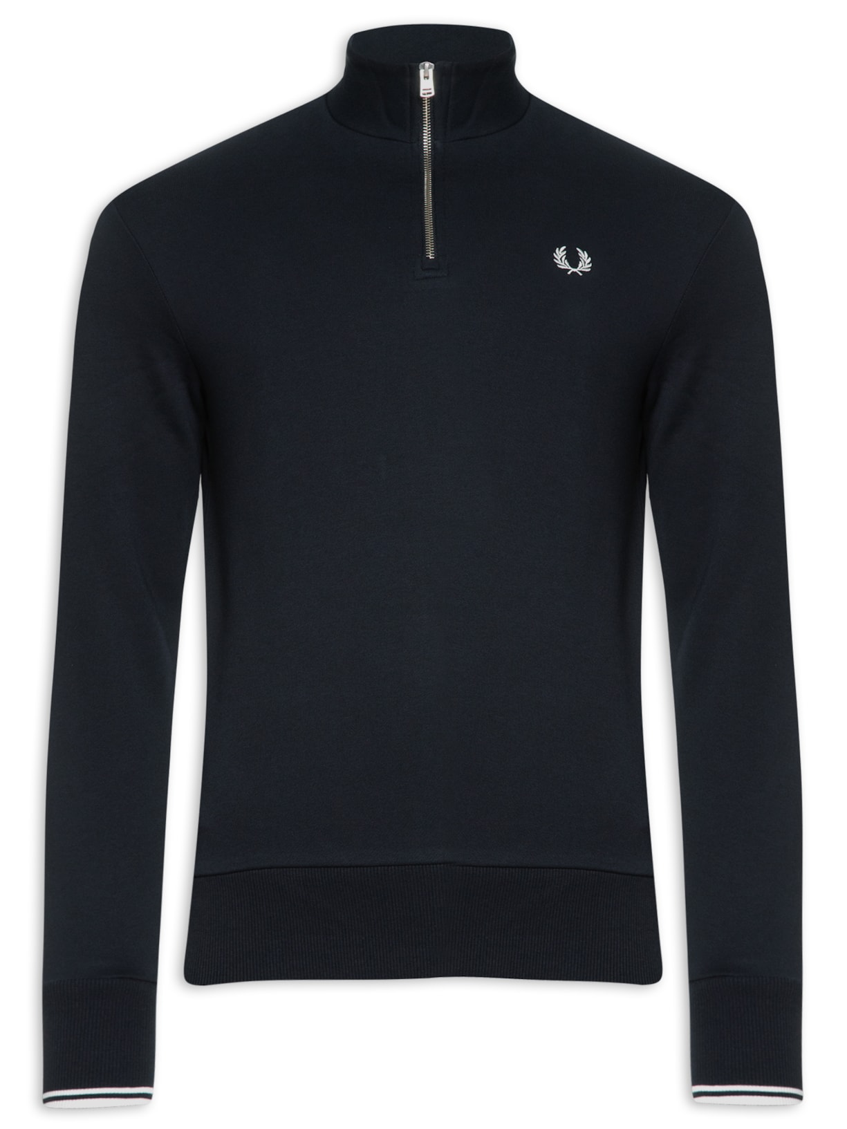 Blusa Masculina Moletom Half Zip - Azul