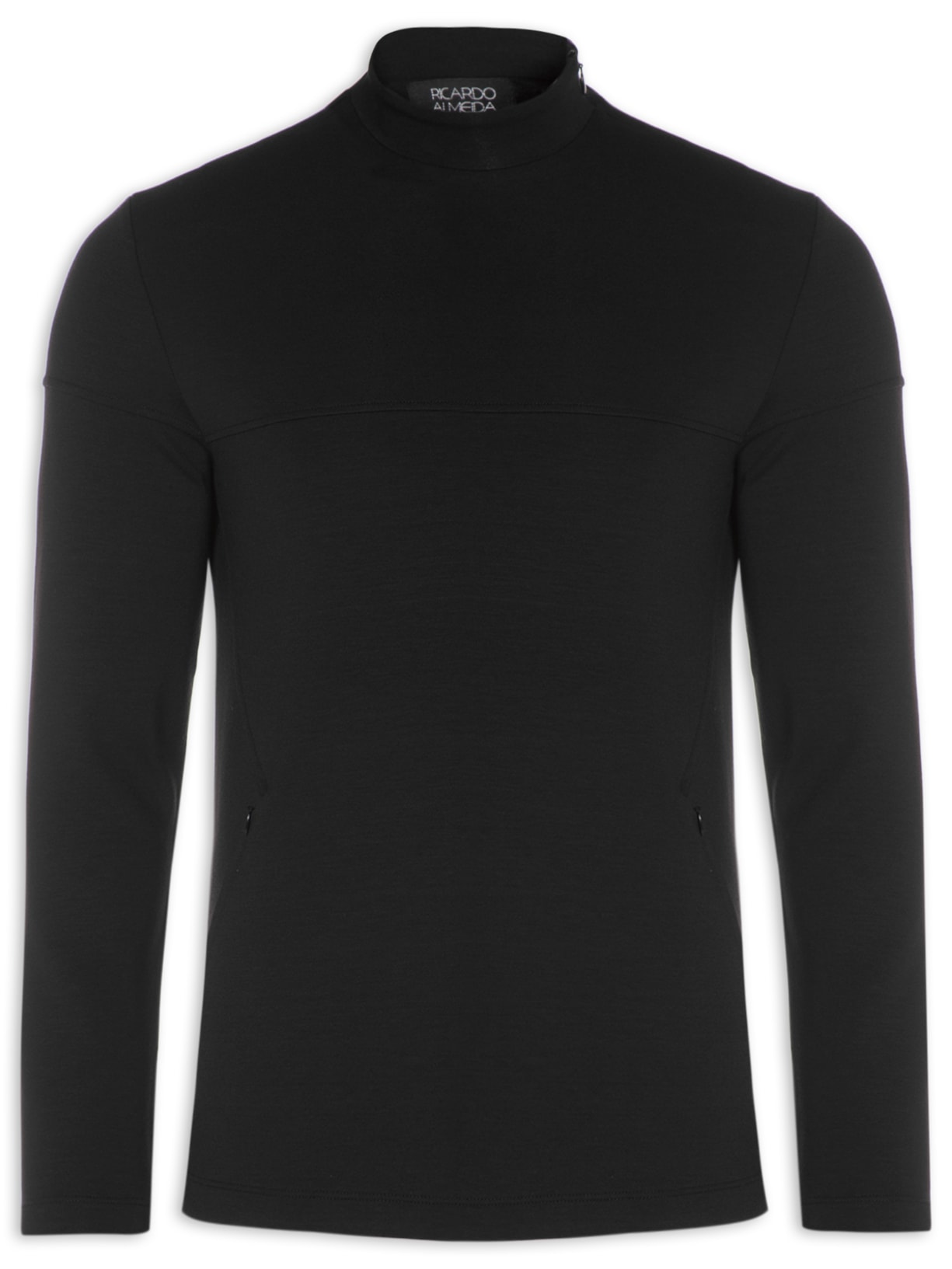 Blusa Masculina Moletom Lisa - Preto