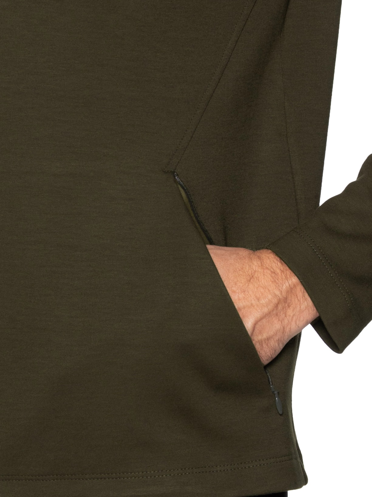 Blusa Masculina Moletom Lisa Verde Ricardo Almeida