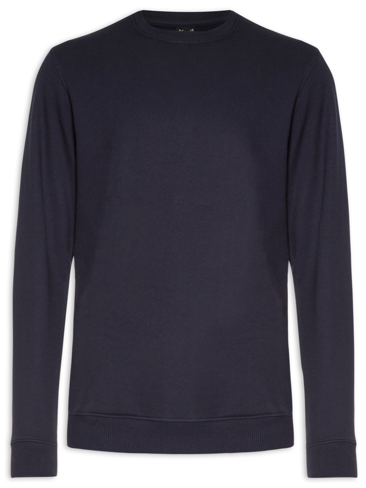 Blusa Masculina Moletom Manga Longa - Azul