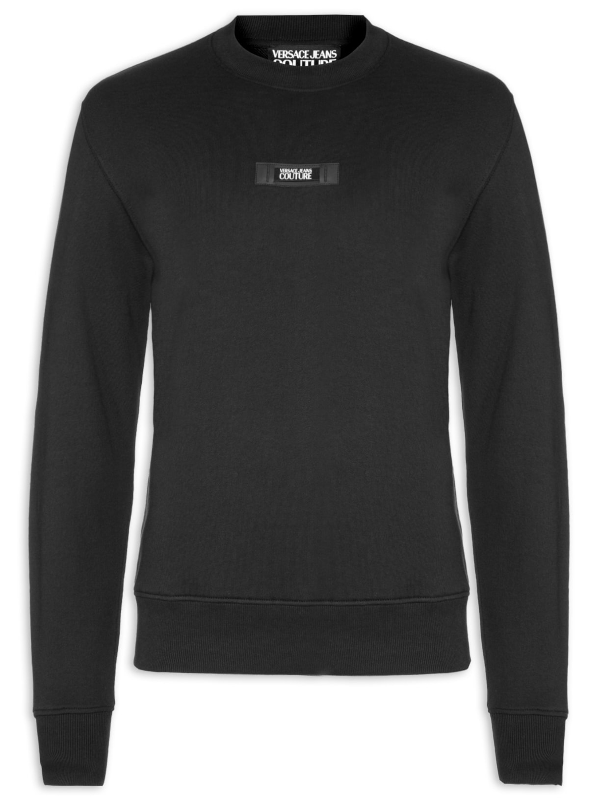 Blusa Masculina Moletom Manga Longa Patch - Preto