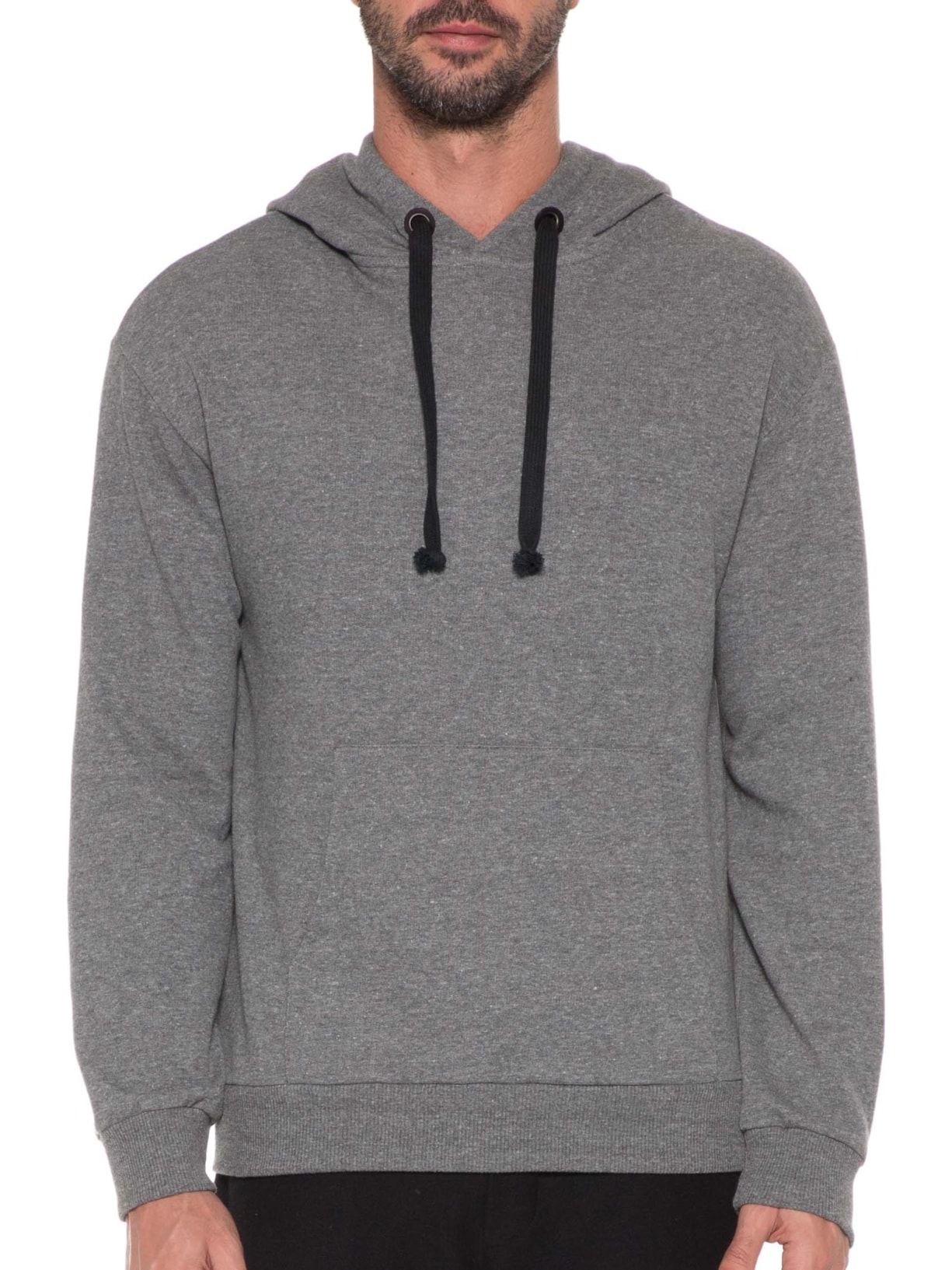 Blusa Masculina Moletom Maragogi Cinza Be.each