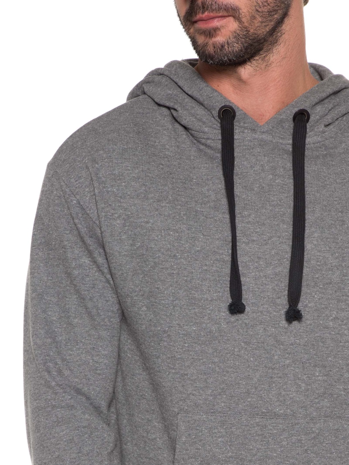 Blusa Masculina Moletom Maragogi Cinza Be.each