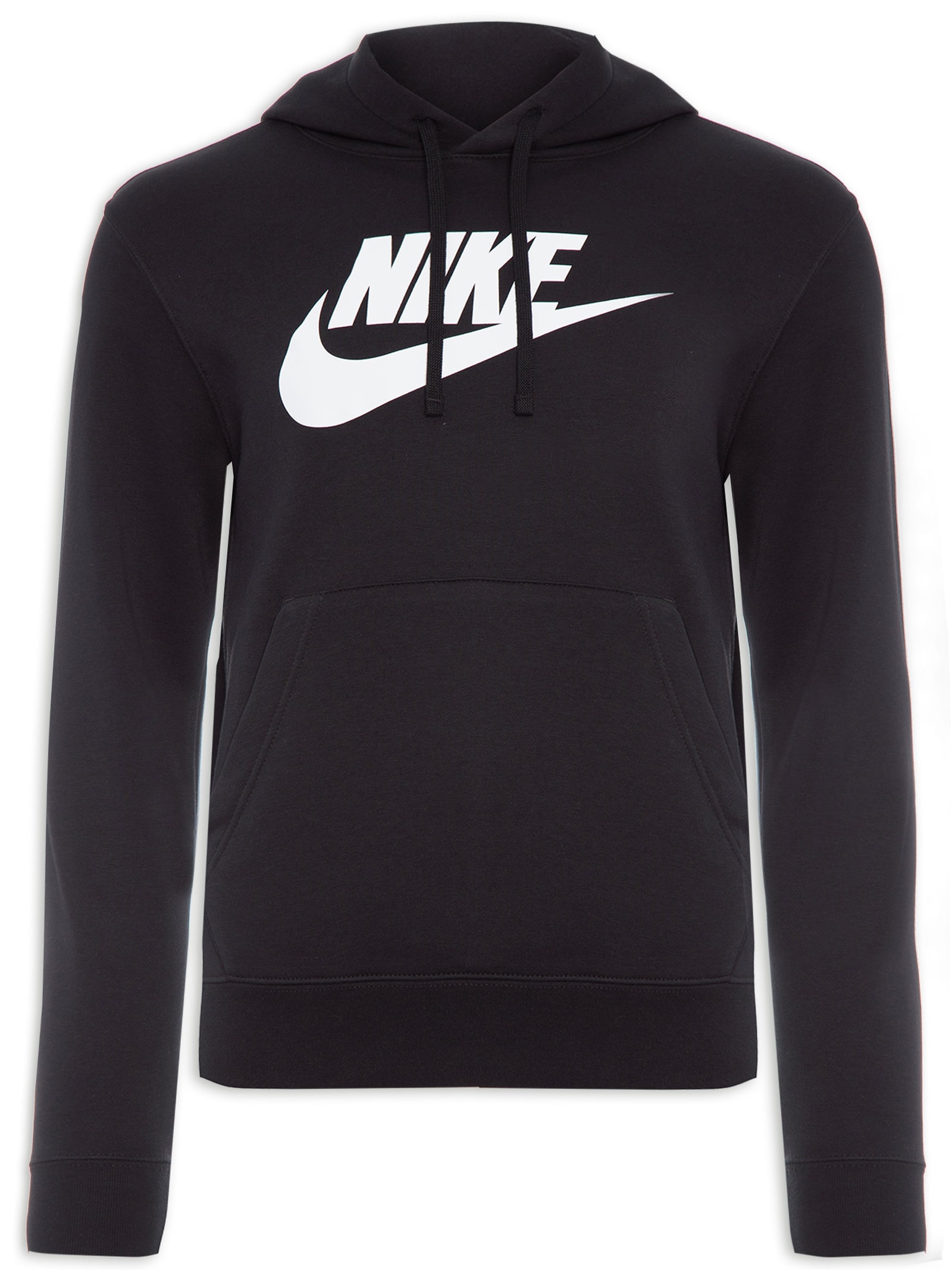 Blusa Masculina Moletom Nsw Club Hoodie Po Bb Gx Nike - Preto