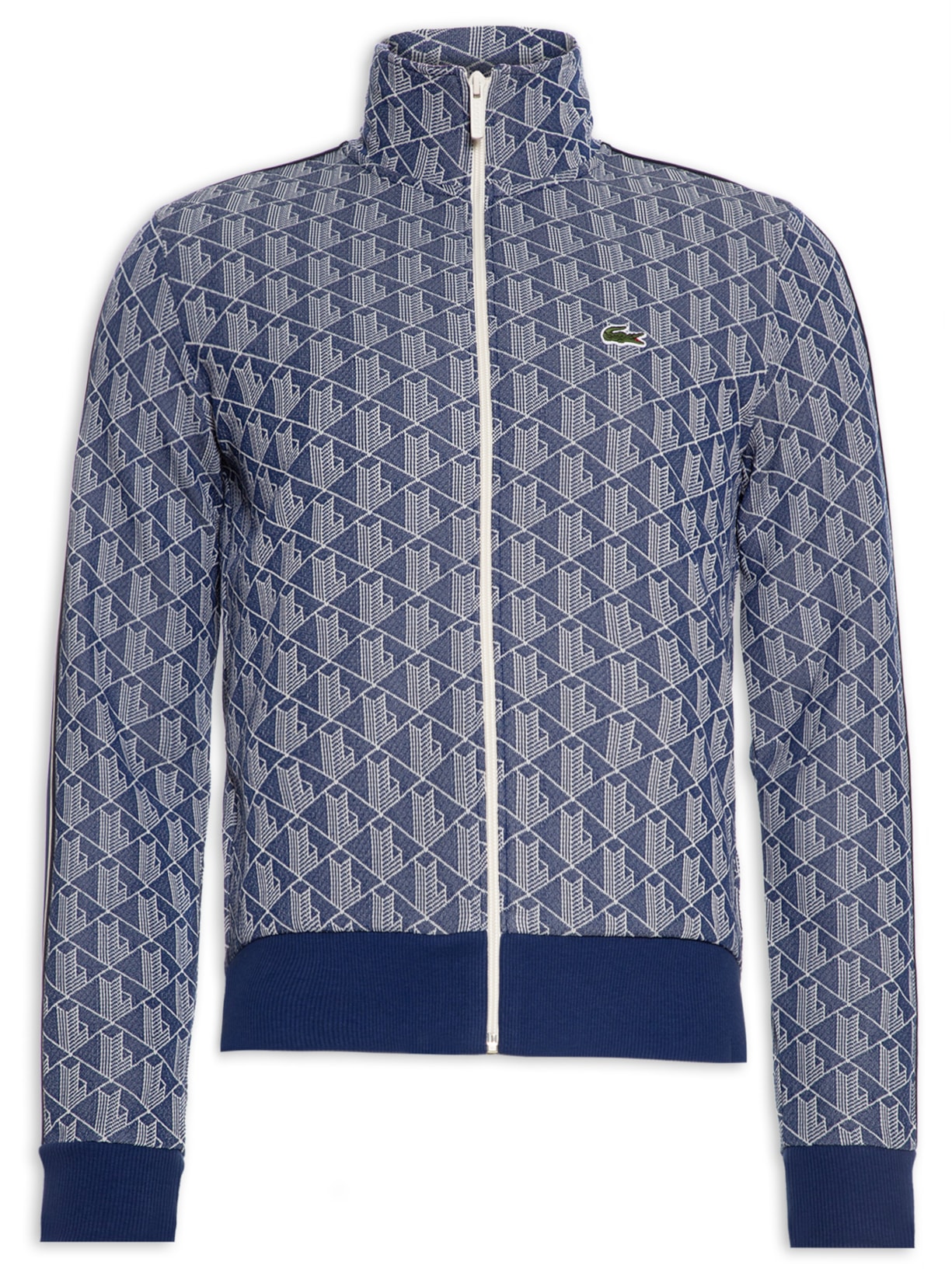 Blusa Masculina Moletom Paris Em Jacquard - Azul