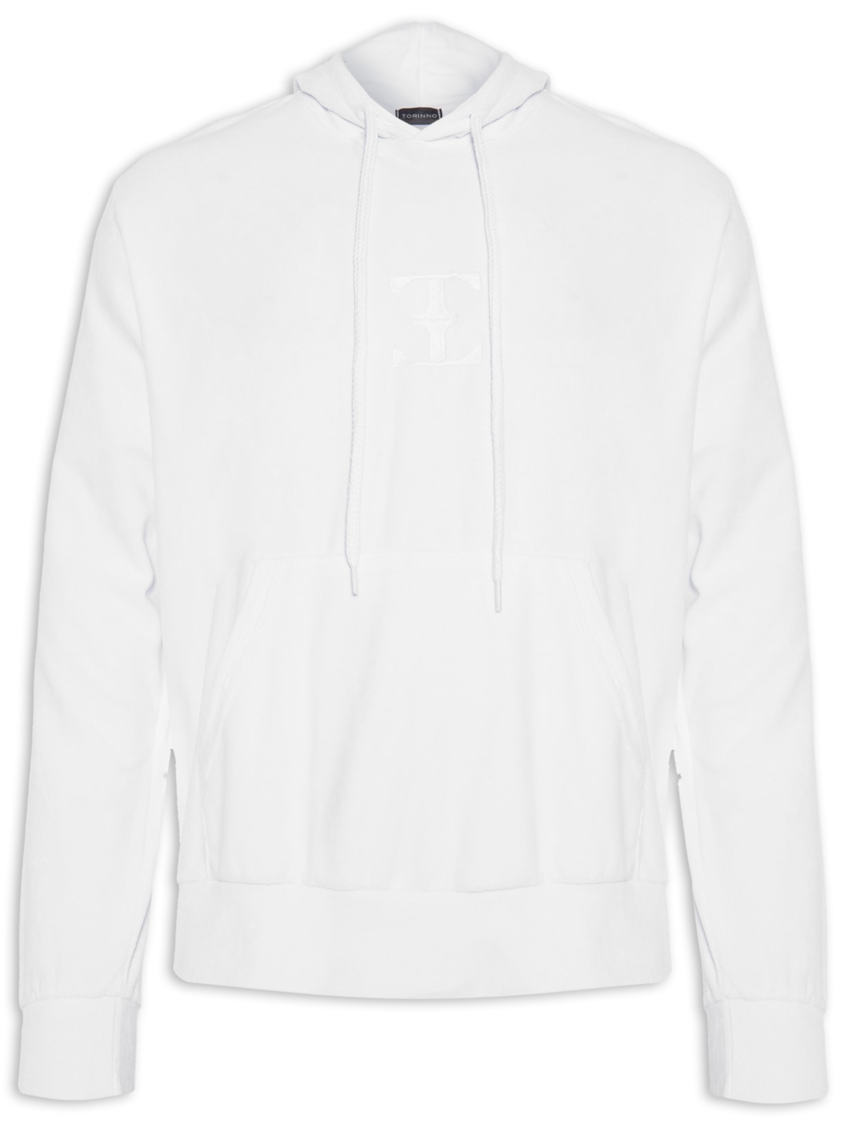 Blusa Masculina Moletom Plush - Branco