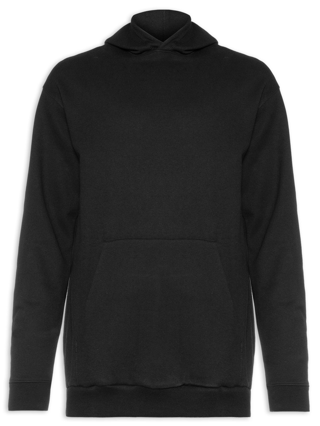 Blusa Masculina Moletom - Preto