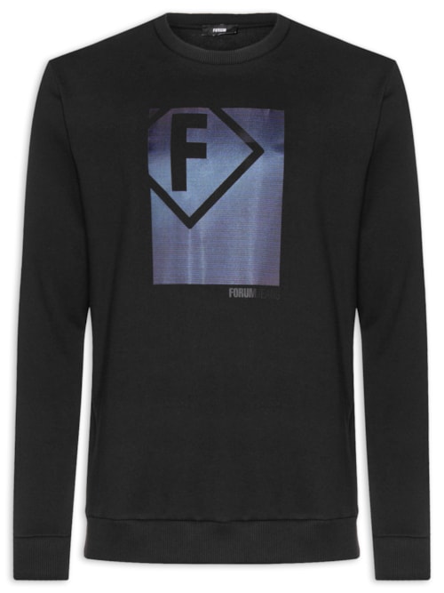 Blusa Masculina Moletom - Preto