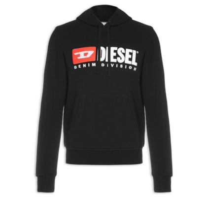 Blusa Masculina Moletom S-ginn-hood-div - Preto