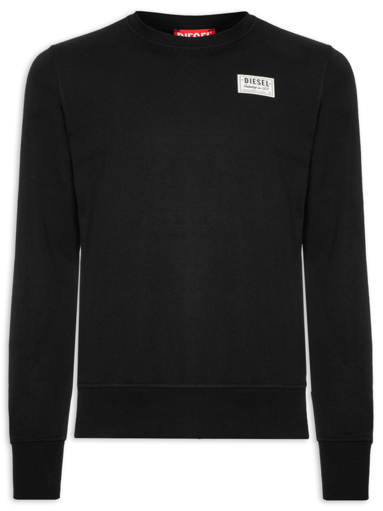 Blusa Masculina Moletom S Ginn - Preto