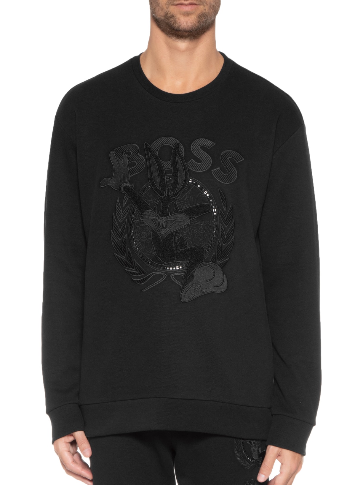 Blusa Masculina Moletom Saggy Lunar Preto Boss