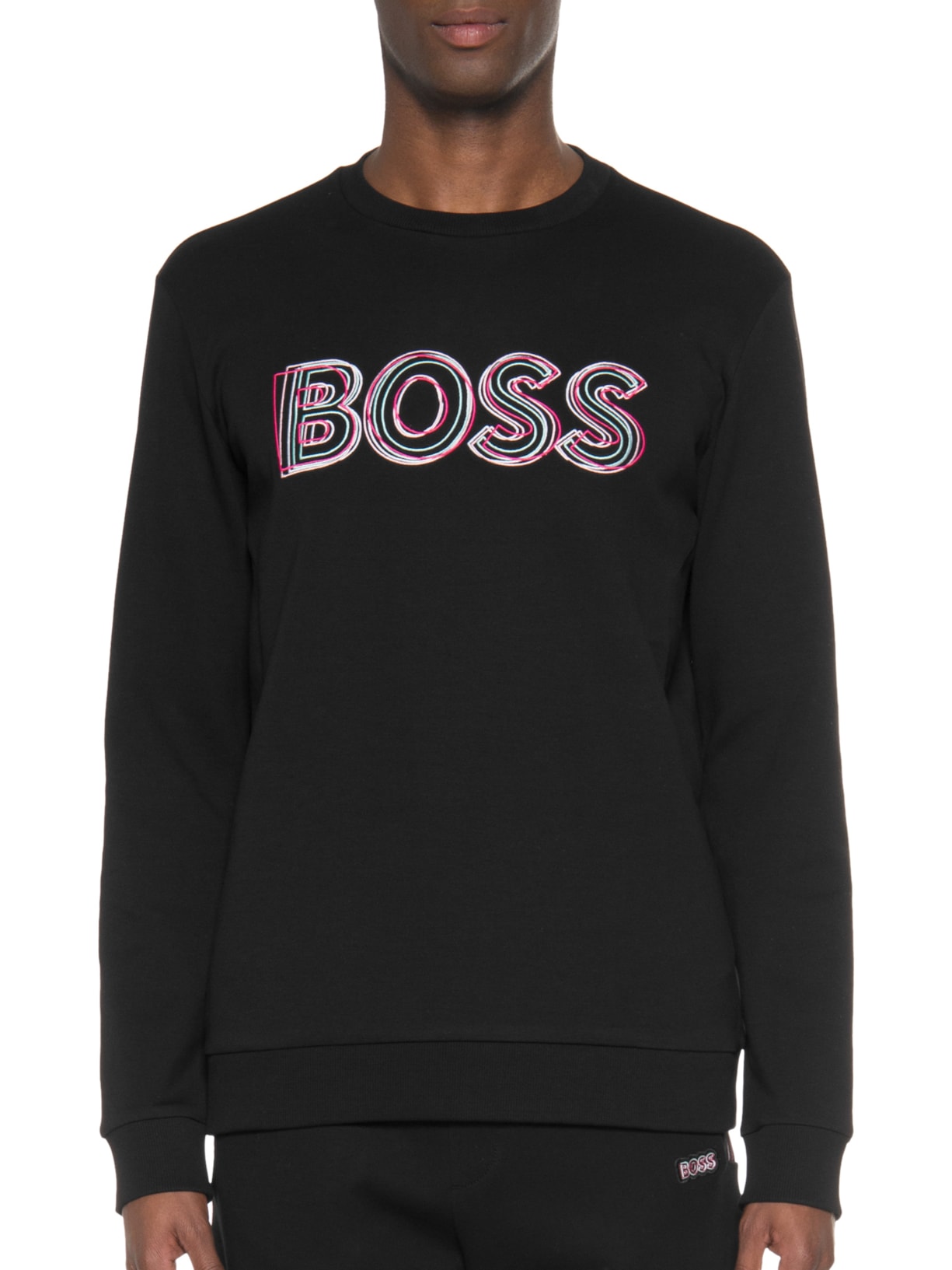 Blusa Masculina Moletom Salbo Preto Boss