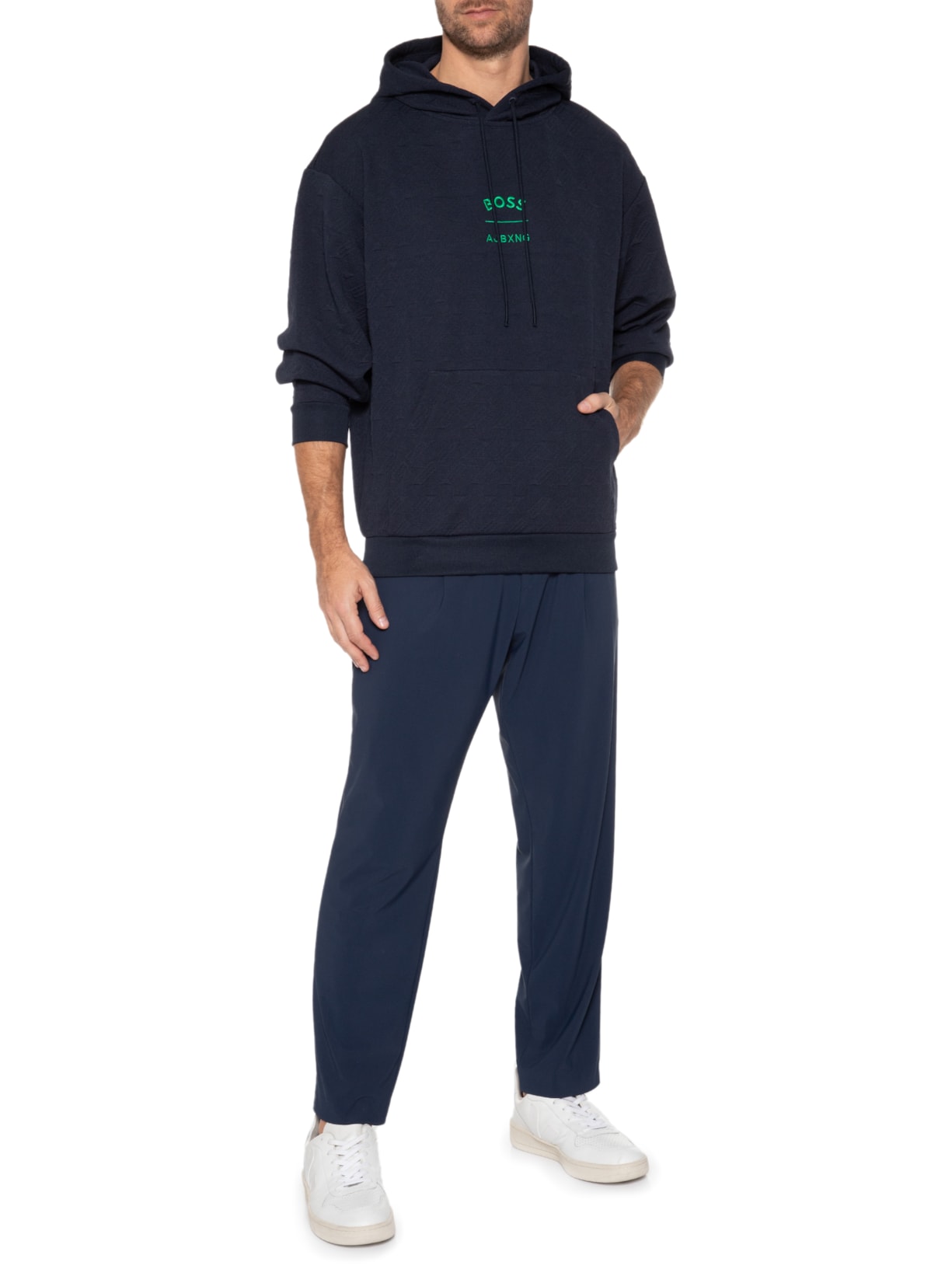 Blusa Masculina Moletom Sly Aj Azul Boss