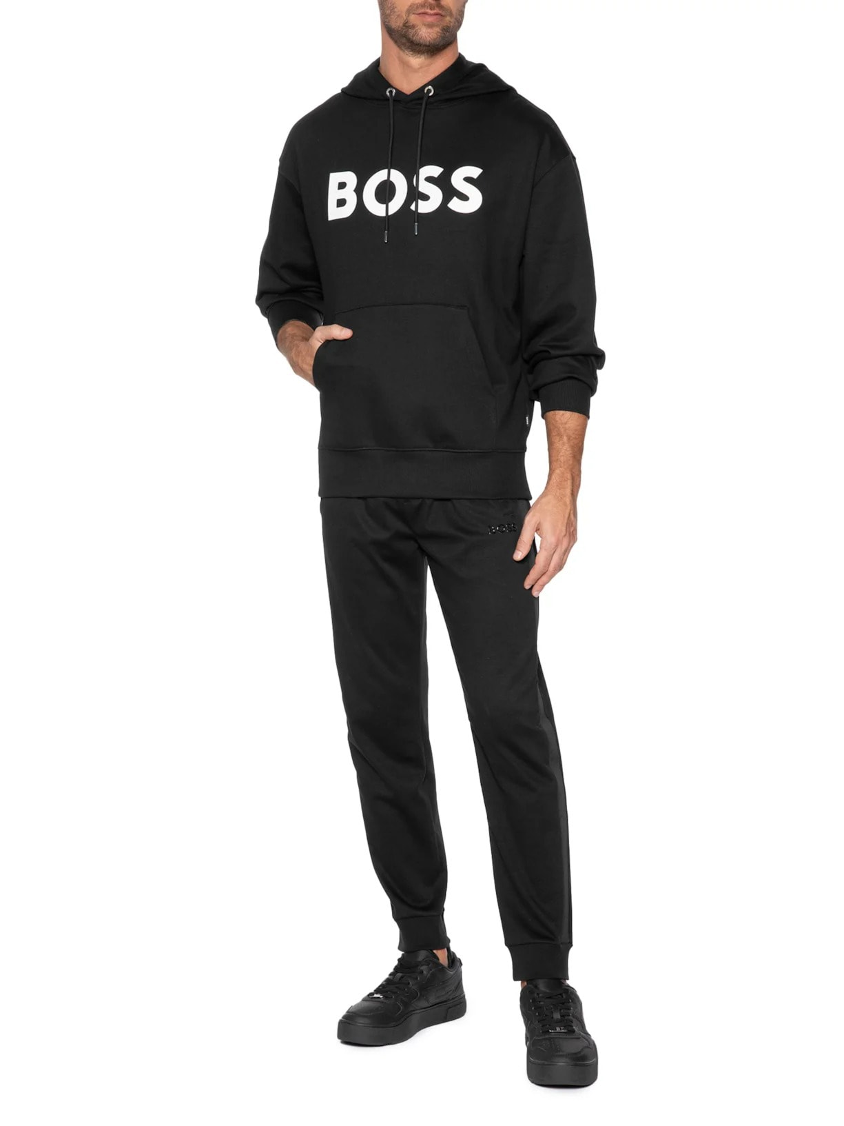 Blusa Masculina Moletom Sullivan Preto Boss
