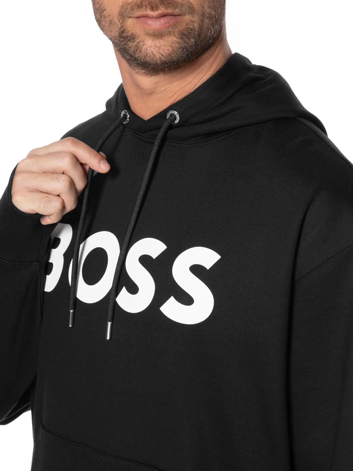 Blusa Masculina Moletom Sullivan Preto Boss