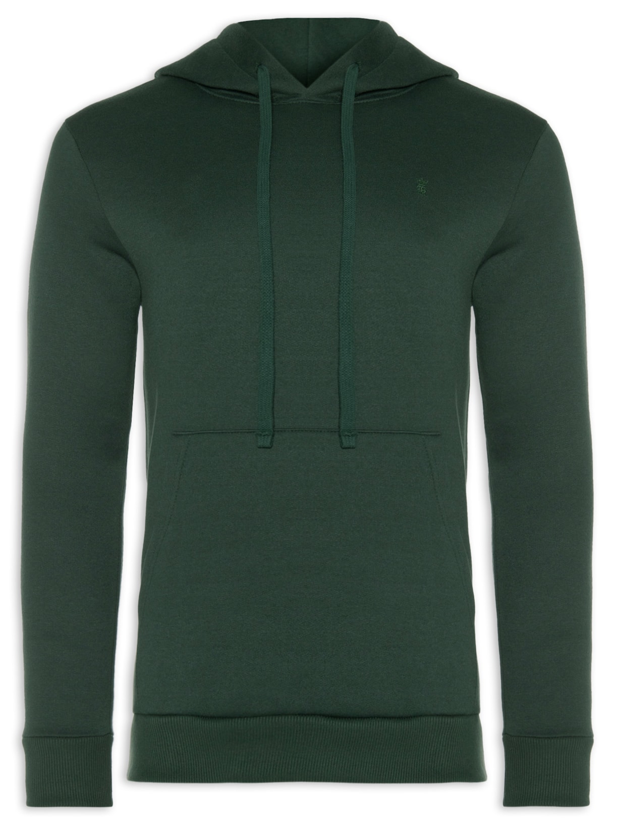 Blusa Masculina Moletom Uni Color - Verde