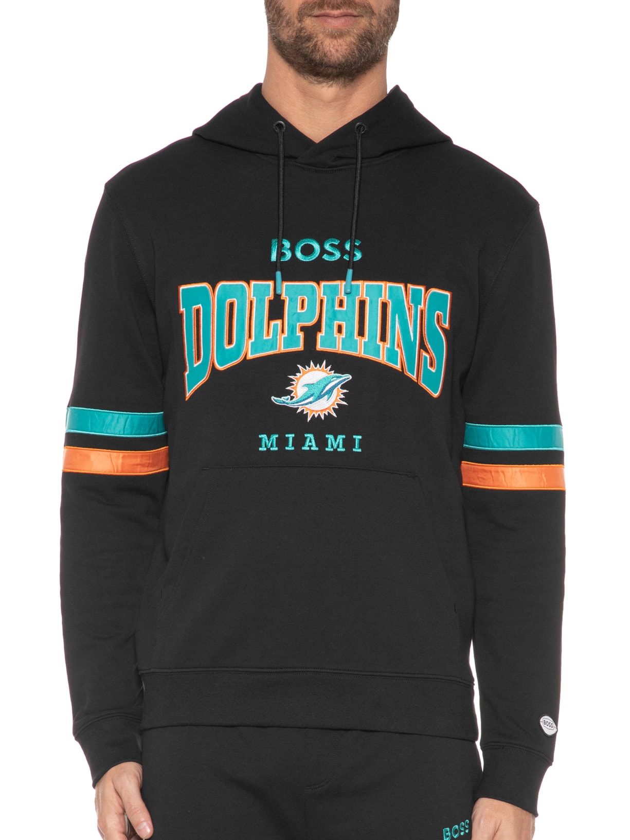 Blusa Masculina Moletom W Touchdown Nfl Preto Boss