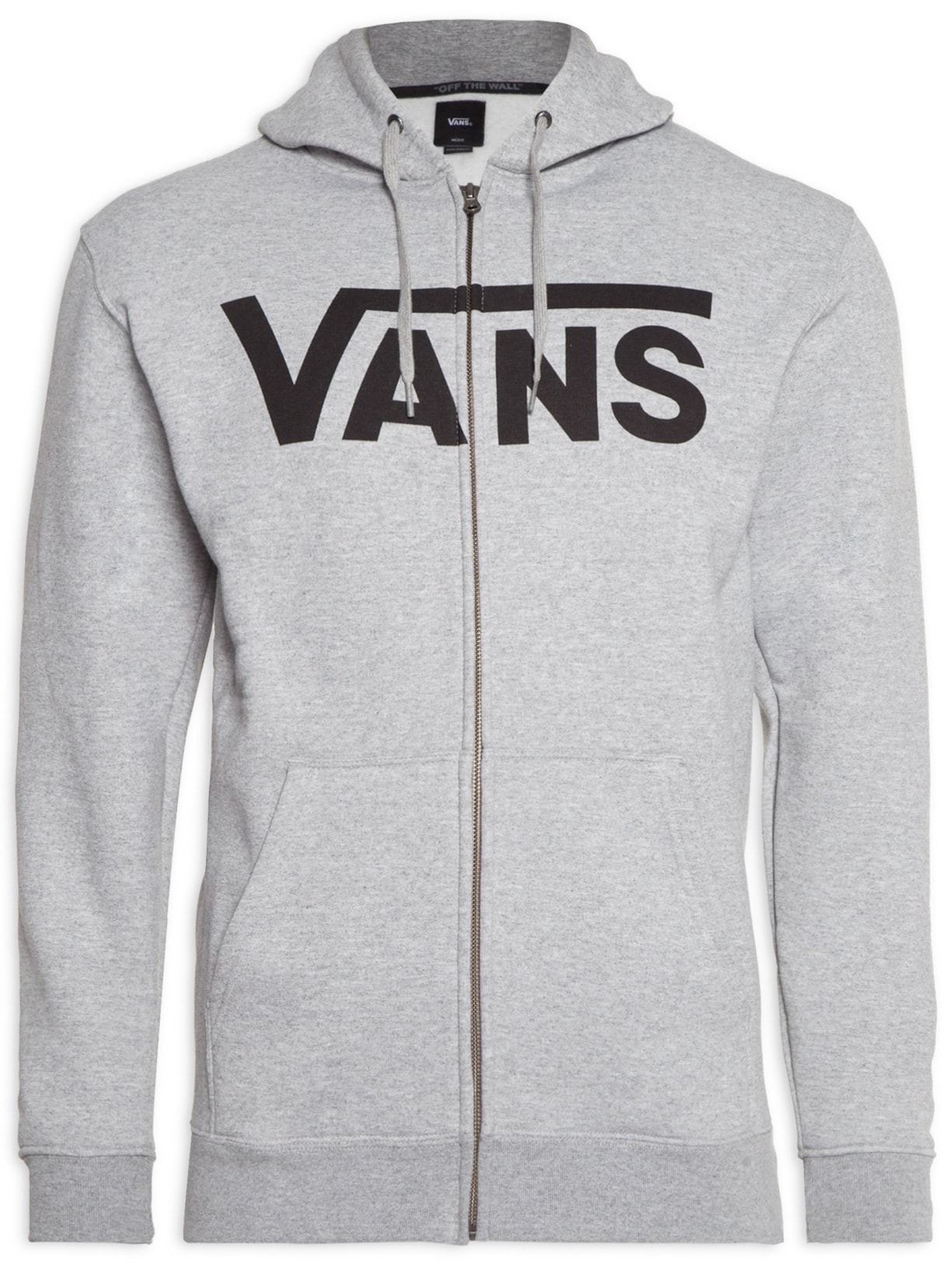 Blusa Masculina Moletom Zip Classic Zip Hoodie - Cinza