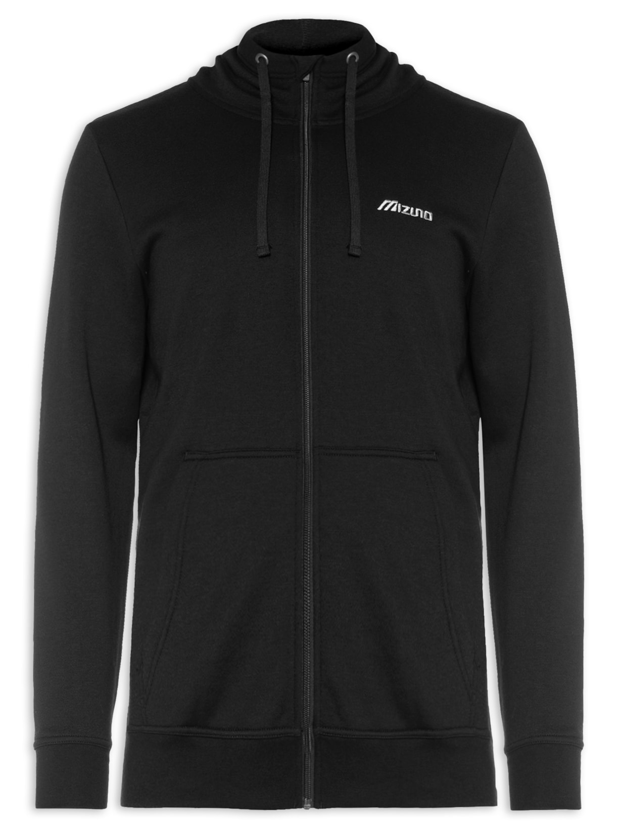 Blusa Masculina Moletom Zíper - Preto