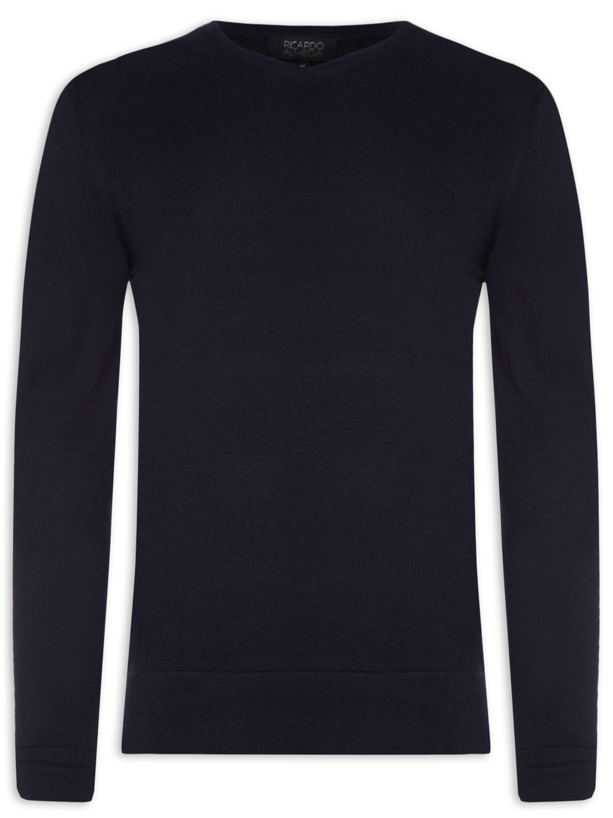 Blusa Masculina Mpro Gola V Azul Ricardo Almeida