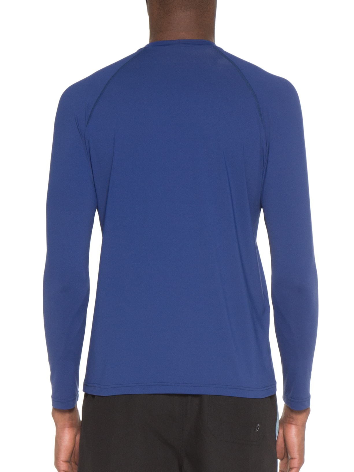 Blusa Masculina Proteção Uv Liso Azul Blueman