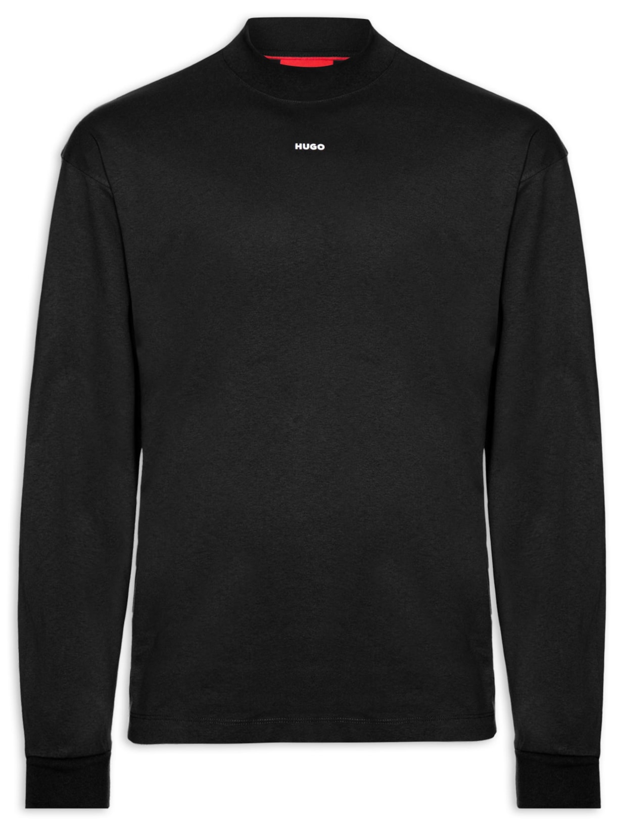 Blusa Masculina Relaxed-Fit Crew Neck Cotton Dapos - Preto