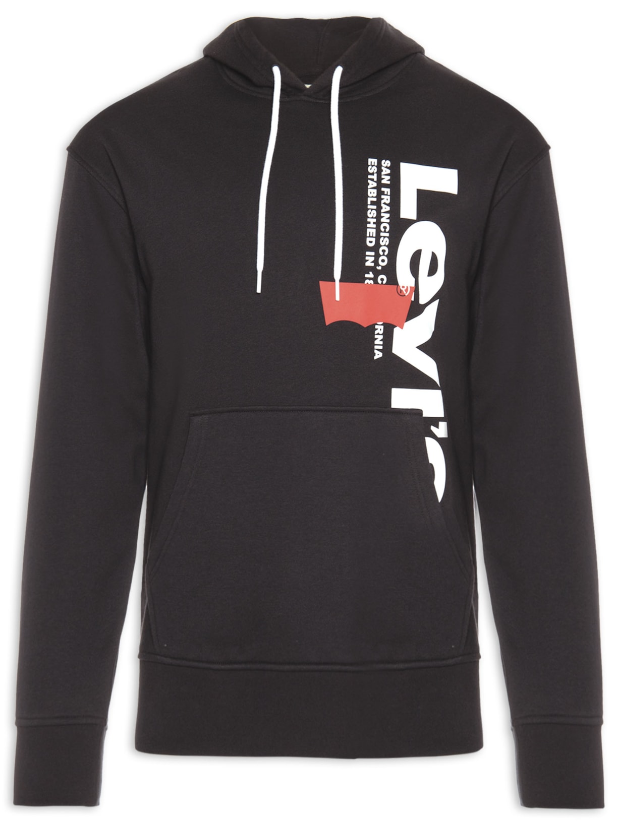 Blusa Masculina Relaxed Graphic Po - Preto