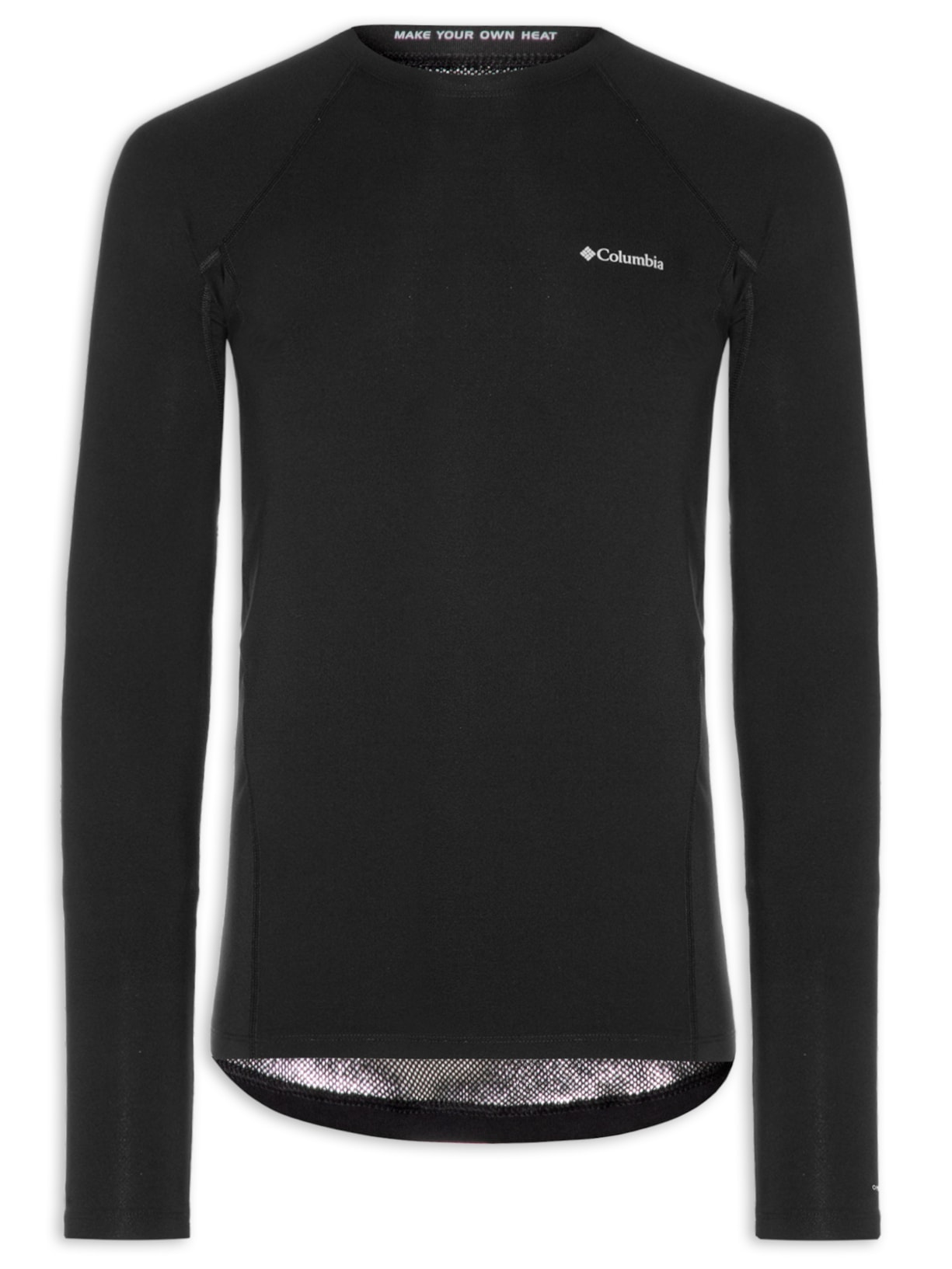 Blusa Masculina Segunda Pele Midweight com Stretch - Preto