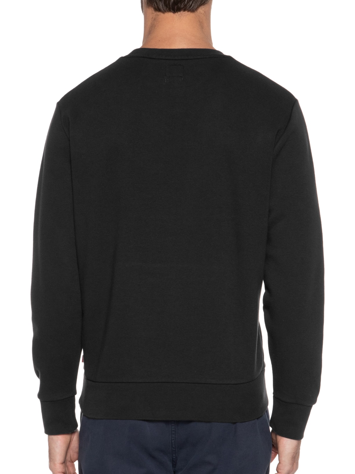 Blusa Masculina Standard Graphic Crew Preto Levi's