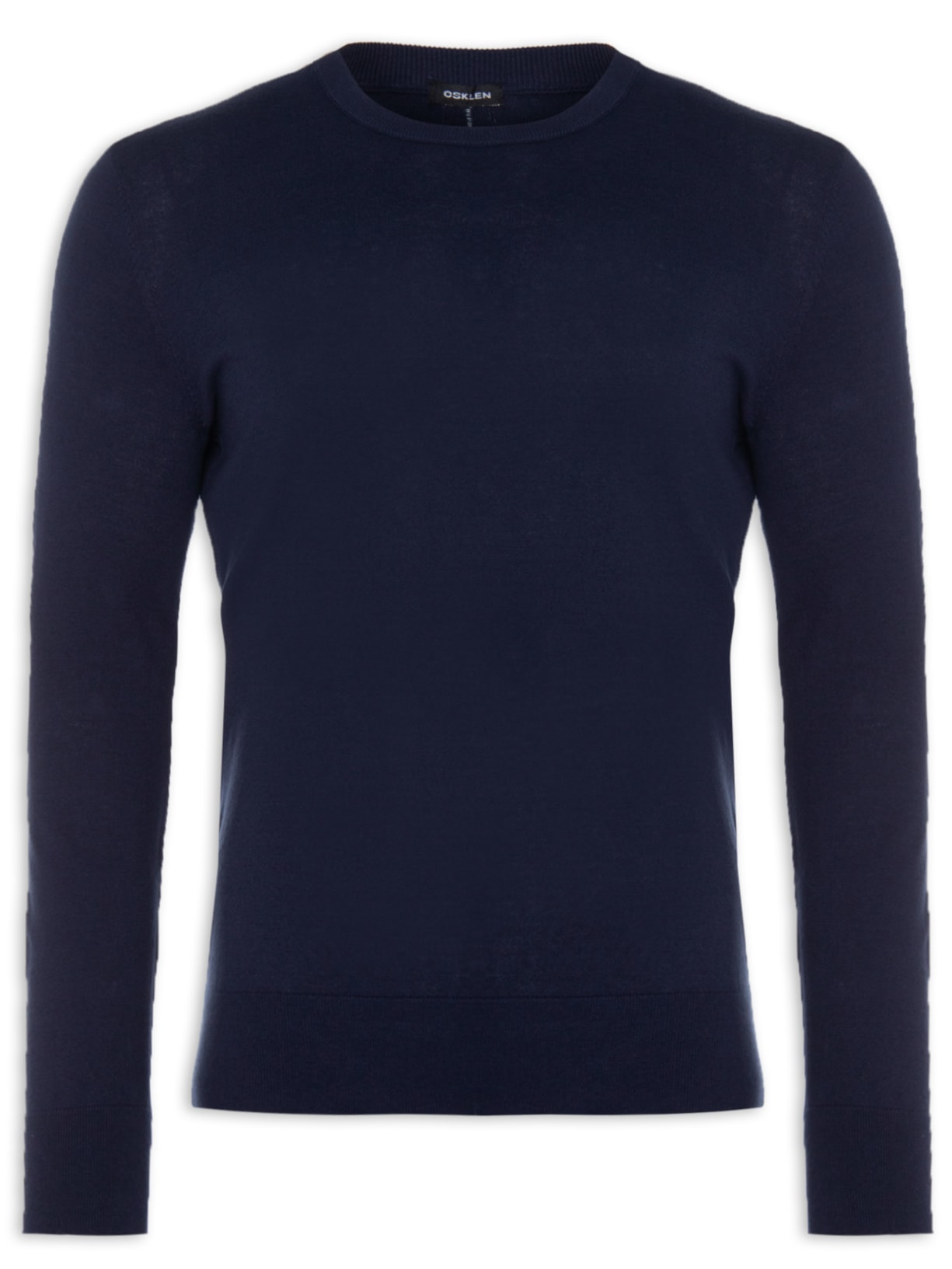 Blusa Masculina Sweater Tricot Classic Cotton Ii - Azul