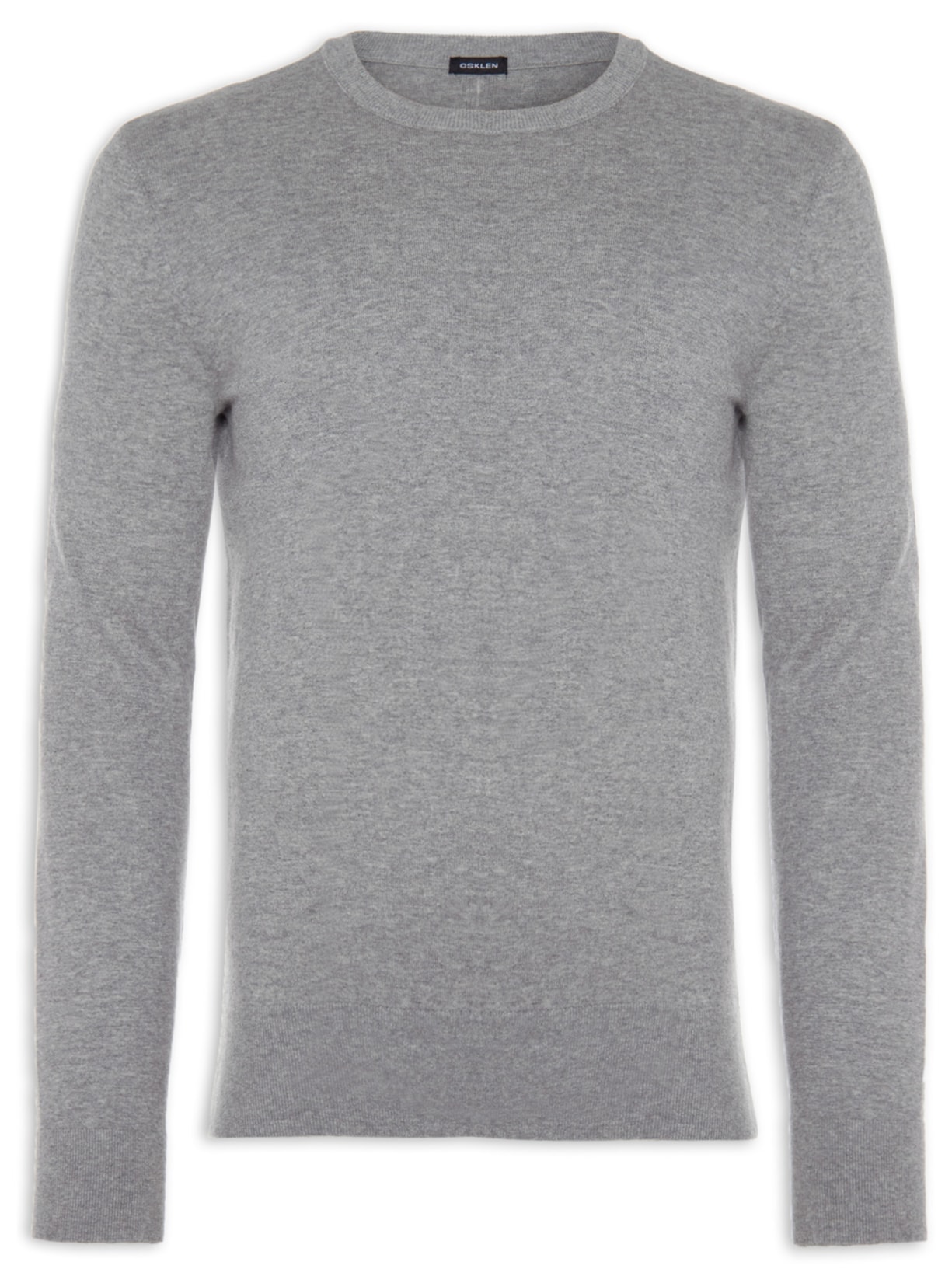 Blusa Masculina Sweater Tricot Classic Cotton Ii - Cinza