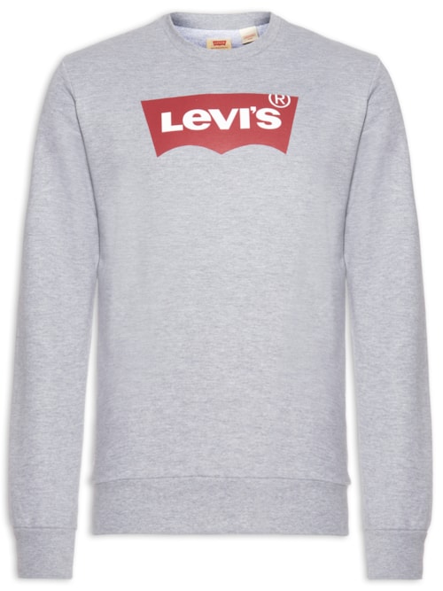 Blusa Masculina T3 Graphic Crew - Cinza