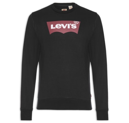 Blusa Masculina T3 Graphic Crew - Preto