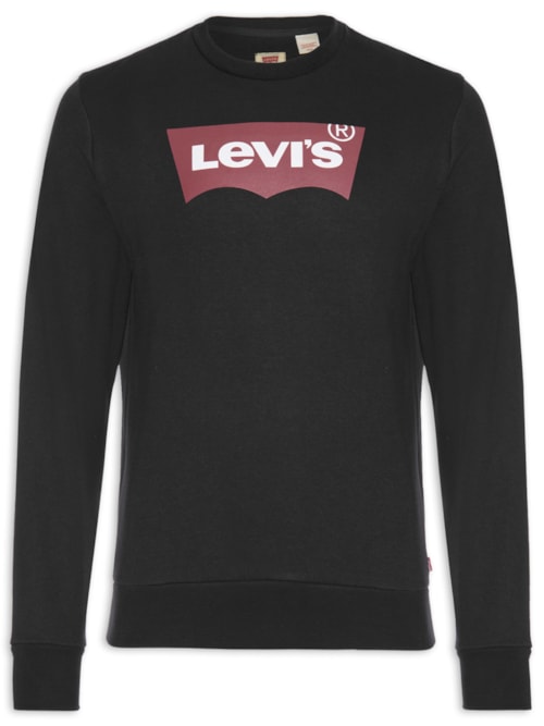 Blusa Masculina T3 Graphic Crew - Preto
