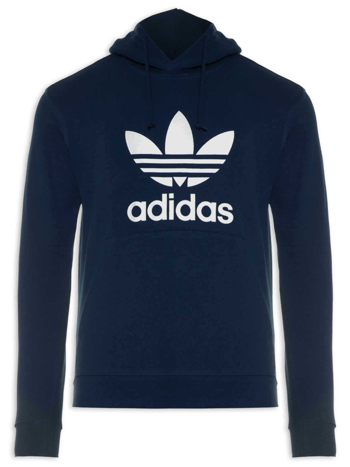 Blusa Masculina Trefoil Hoodie - Azul