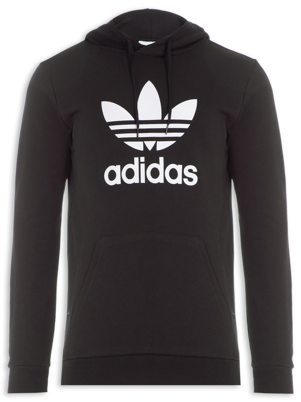 Blusa Masculina Trefoil Hoody - Preto