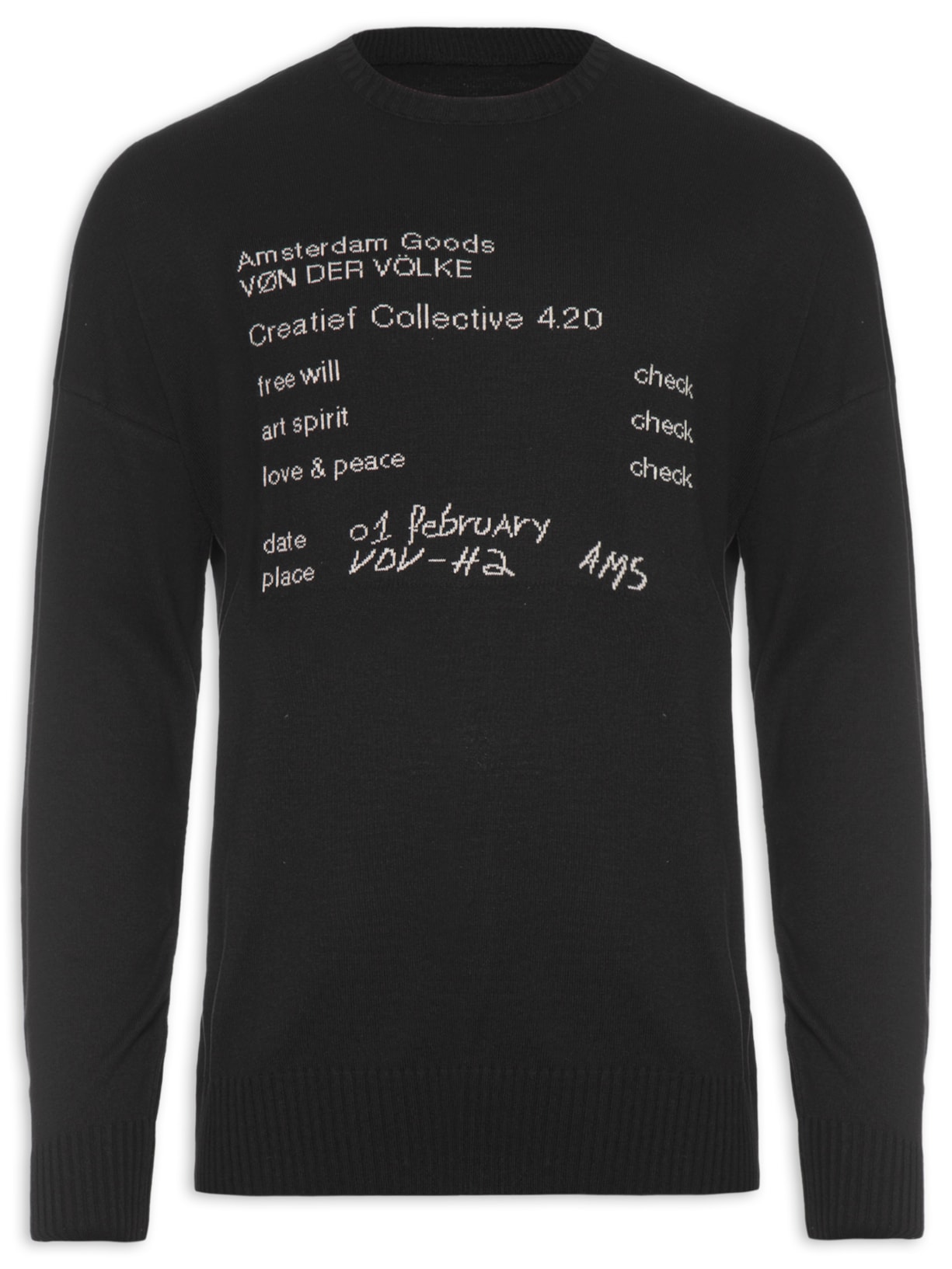 Blusa Masculina Tricot Art Spirit - Preto