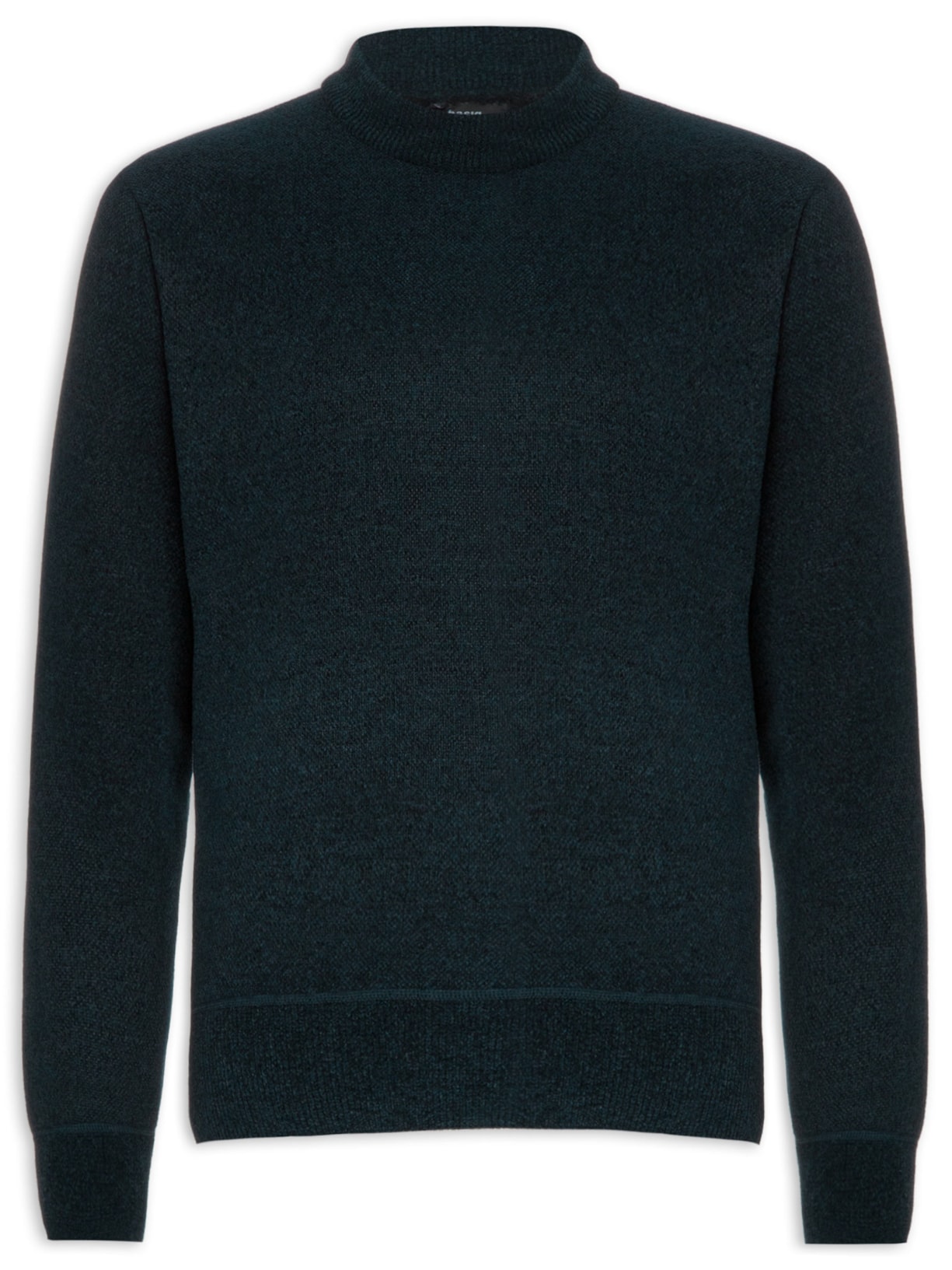 Blusa Masculina Tricot Básico Avesso Com Pelo - Azul