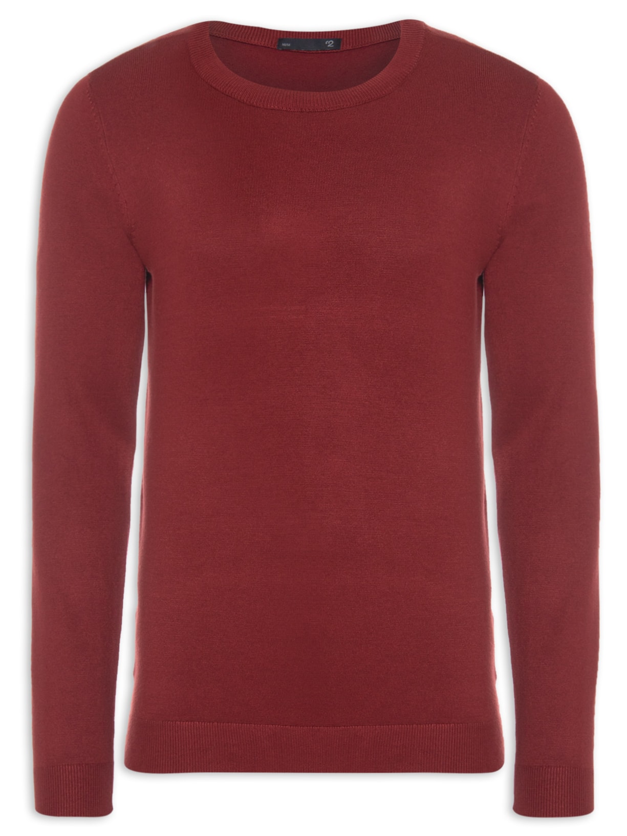 Blusa Masculina Tricot Básico - Vinho