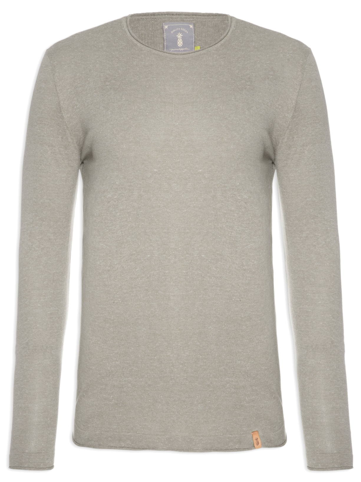 Blusa Masculina Tricot Light Bege Pineapple